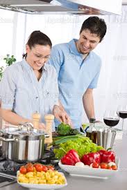 Cooking couple